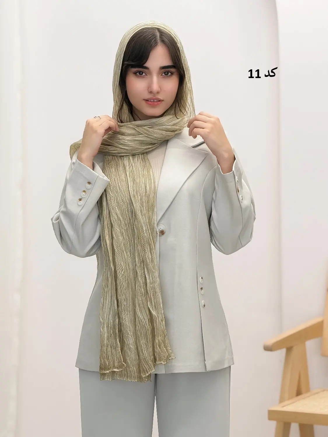 4476-شال وارداتی ریشا